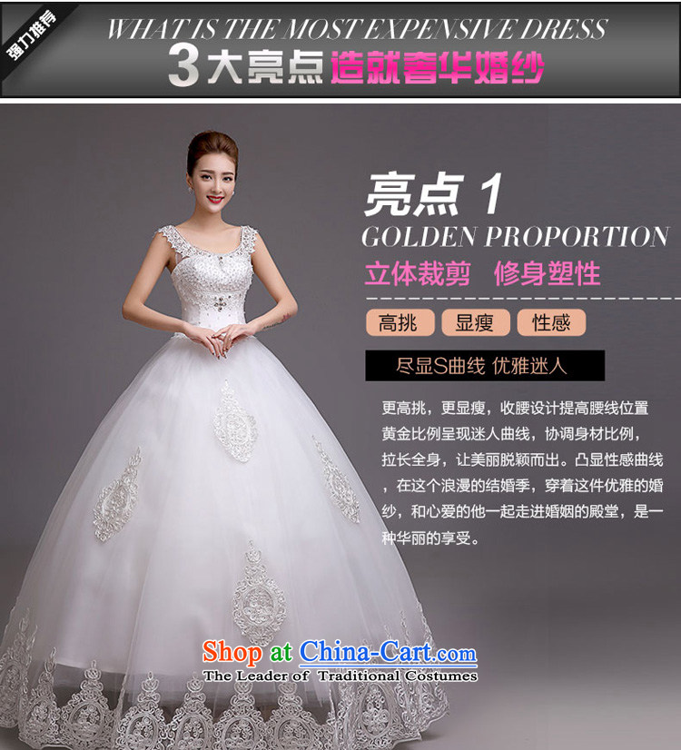 Video thin wedding dresses 2015 new autumn and winter and stylish chest Korean brides white wedding romantic retro marriage yarn white S picture, prices, brand platters! The elections are supplied in the national character of distribution, so action, buy now enjoy more preferential! As soon as possible.