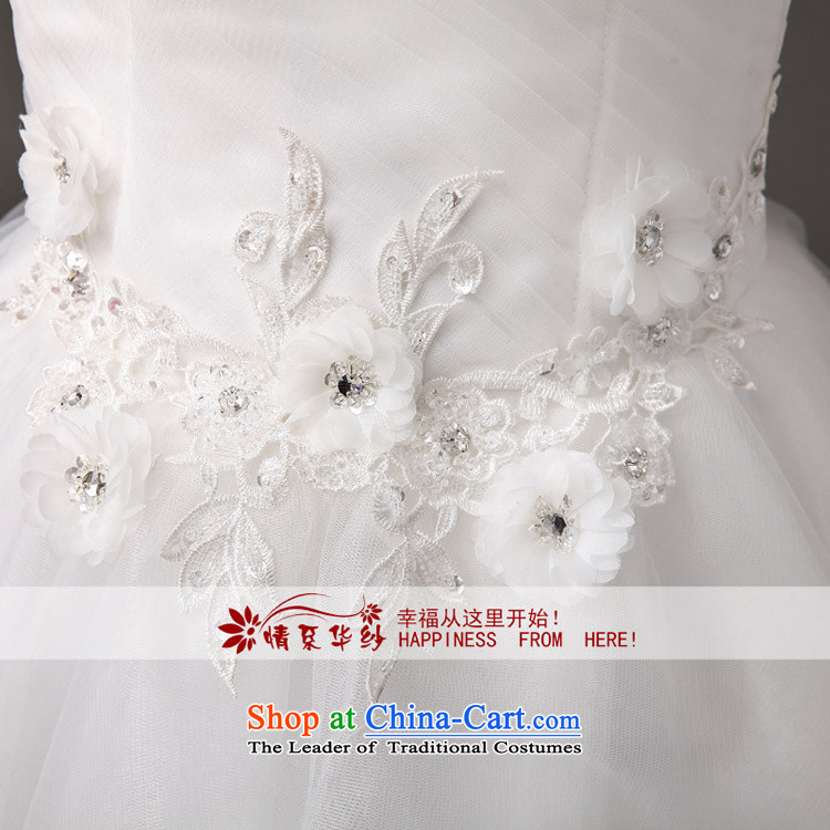 Qing Hua 2015 new bride yarn wedding fall short skirts bon bon toasting champagne evening dresses bridesmaid performances made under the auspices of dress white size does not accept return pictures, prices, brand platters! The elections are supplied in the national character of distribution, so action, buy now enjoy more preferential! As soon as possible.