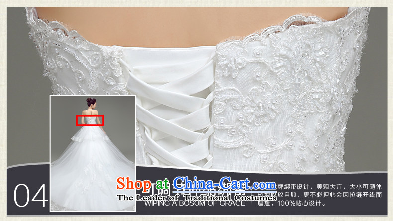 In accordance with the Netherlands varies with the wedding dress 2015 new minimalist wiping the chest bride wedding dresses long tail lace align to Sau San tail wedding spring and summer White M pictures, prices, brand platters! The elections are supplied in the national character of distribution, so action, buy now enjoy more preferential! As soon as possible.