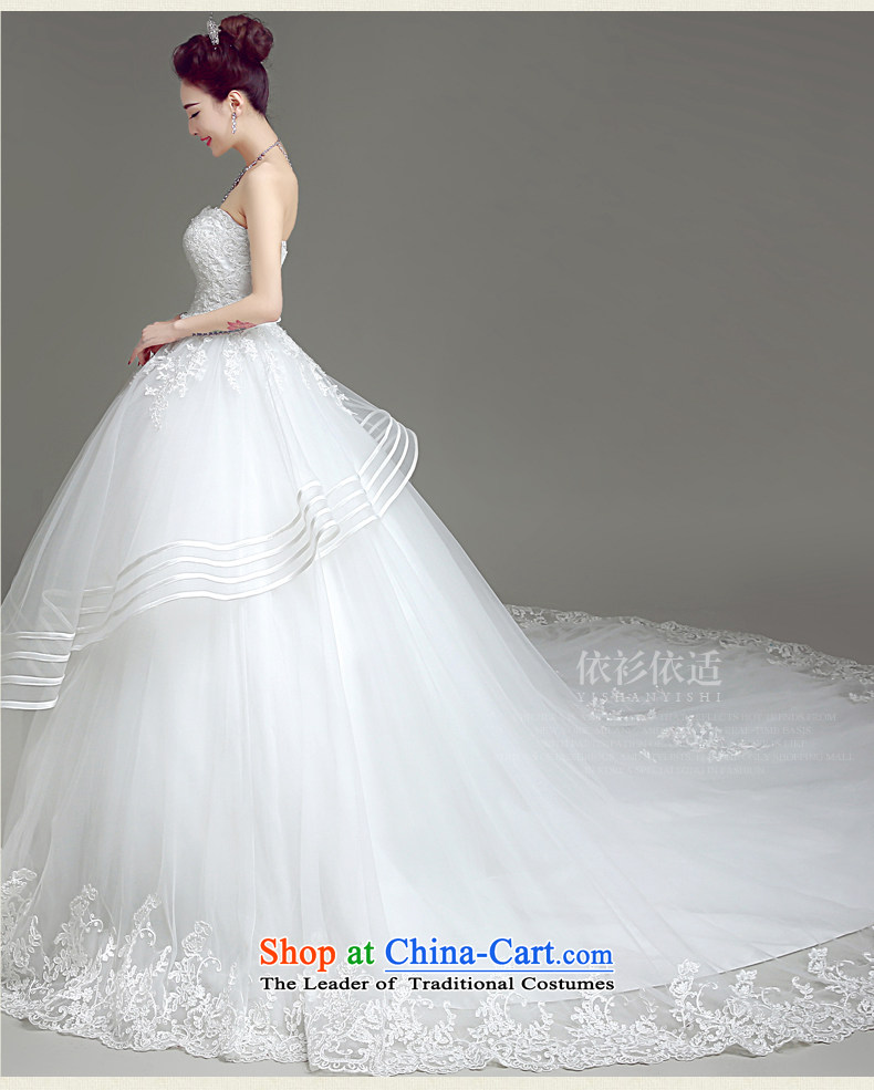 In accordance with the Netherlands varies with the wedding dress 2015 new minimalist wiping the chest bride wedding dresses long tail lace align to Sau San tail wedding spring and summer White M pictures, prices, brand platters! The elections are supplied in the national character of distribution, so action, buy now enjoy more preferential! As soon as possible.