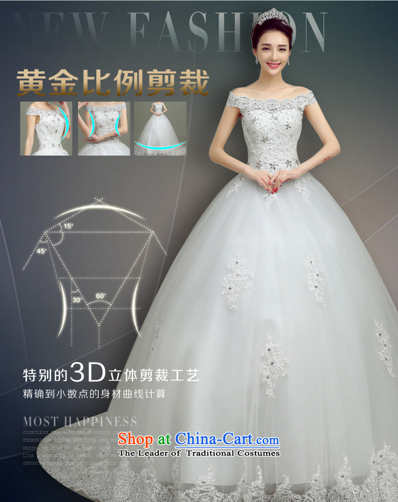 In accordance with the Netherlands varies with the wedding dress in spring and summer 2015 new word shoulder tail wedding Korean to align the minimalist larger custom bridal dresses White M wedding pictures, prices, brand platters! The elections are supplied in the national character of distribution, so action, buy now enjoy more preferential! As soon as possible.