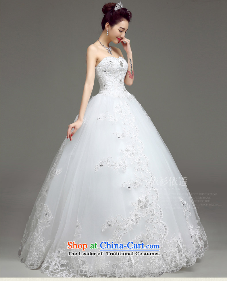 In accordance with the Netherlands varies with the wedding dress 2015 to align the new white wedding in spring and summer Korean wiping the chest straps for larger lace custom bride wedding dresses White XL Photo, prices, brand platters! The elections are supplied in the national character of distribution, so action, buy now enjoy more preferential! As soon as possible.