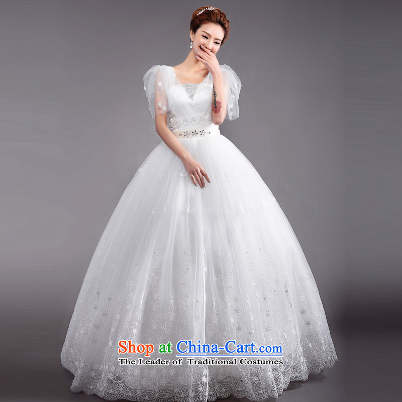 _Heung-lun's Health 2015 new spring and summer wedding dresses to align the Korean word princess shoulder weddingXXL