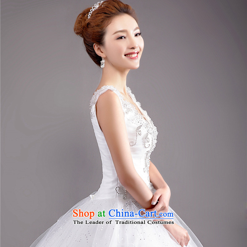 (Heung-lun, as soon as possible to align the retro V-Neck bride wedding dresses 2015 Spring/Summer new large Korean brides come out of white White XL, incense, , , , Dell Online Shopping