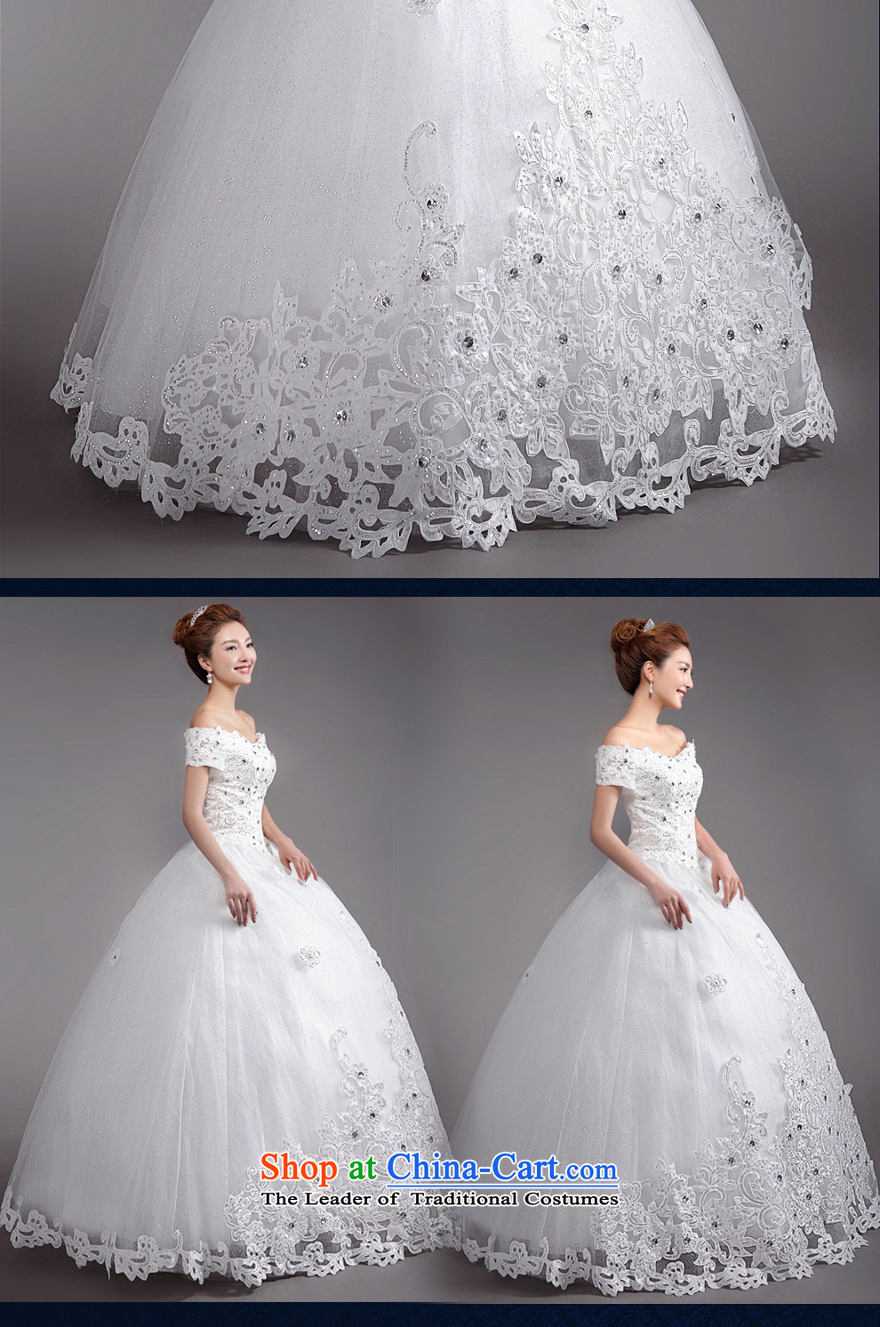 (Heung-lun's health marriages wedding dresses of the Word 2015 new stylish shoulder Korean Version to align the large thin winter wedding white L picture, prices, brand platters! The elections are supplied in the national character of distribution, so action, buy now enjoy more preferential! As soon as possible.