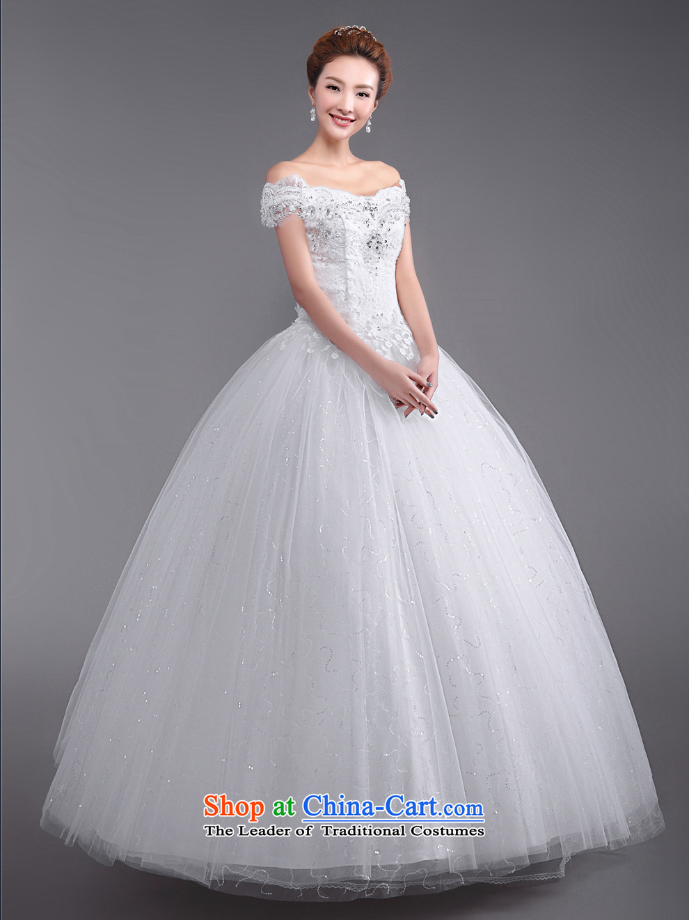 (Heung-lun's Health 2015 Spring/Summer new stylish Princess Bride a shoulder straps align field to wedding dresses retro thin White XXL Sau San video picture, prices, brand platters! The elections are supplied in the national character of distribution, so action, buy now enjoy more preferential! As soon as possible.