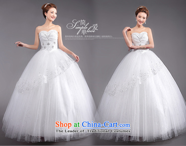 (Heung-lun's Health 2015 wedding dresses female new spring Korean brides-Princess sexy wiping the chest to marriages XXL picture, prices, brand platters! The elections are supplied in the national character of distribution, so action, buy now enjoy more preferential! As soon as possible.