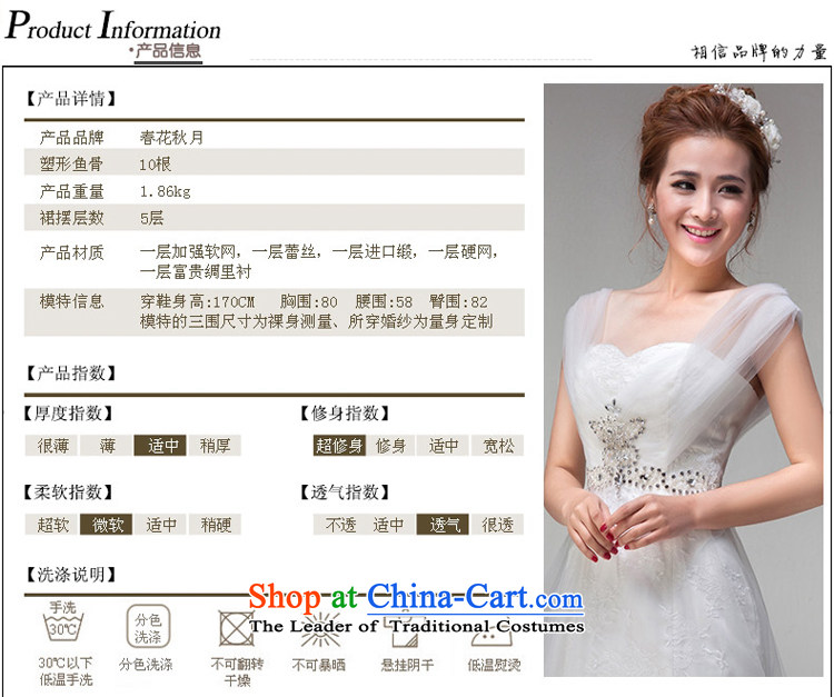 Crowsfoot 2015 wedding Amoi stylish dress Korean brides small trailing shoulders lace video thin large retro White XXL picture, prices, brand platters! The elections are supplied in the national character of distribution, so action, buy now enjoy more preferential! As soon as possible.