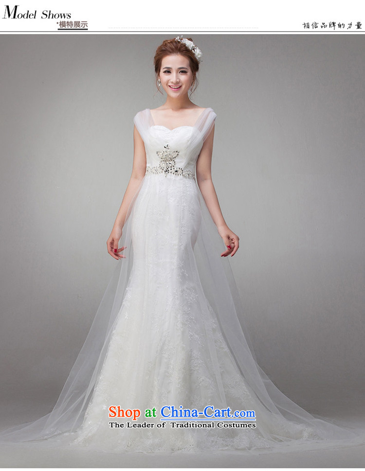 Crowsfoot 2015 wedding Amoi stylish dress Korean brides small trailing shoulders lace video thin large retro White XXL picture, prices, brand platters! The elections are supplied in the national character of distribution, so action, buy now enjoy more preferential! As soon as possible.