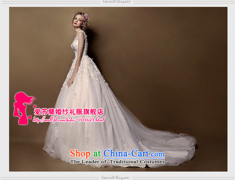 The new 2015 spring/summer, the fuser lace anointed chest bon bon skirt around long tail wedding white L picture, prices, brand platters! The elections are supplied in the national character of distribution, so action, buy now enjoy more preferential! As soon as possible.