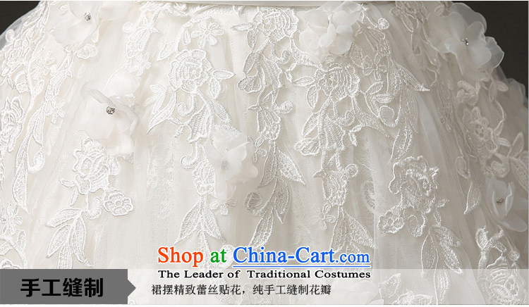 Click outside the new upscale craftsmanship tail wedding ultra-low price sales boutique bride wedding word shoulder lace trailing white wedding size do not return a made-to-do not change the picture, prices, brand platters! The elections are supplied in the national character of distribution, so action, buy now enjoy more preferential! As soon as possible.
