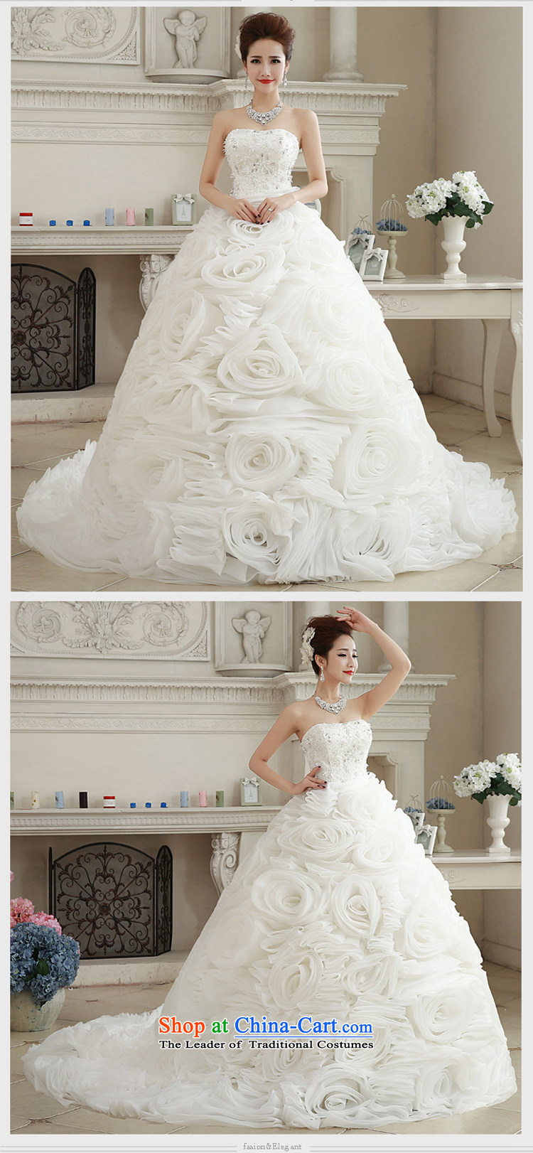   The spring of 2015, the bride honeymoon new minimalist wiping the chest female romantic wedding flower trailing petticoats white S picture, prices, brand platters! The elections are supplied in the national character of distribution, so action, buy now enjoy more preferential! As soon as possible.