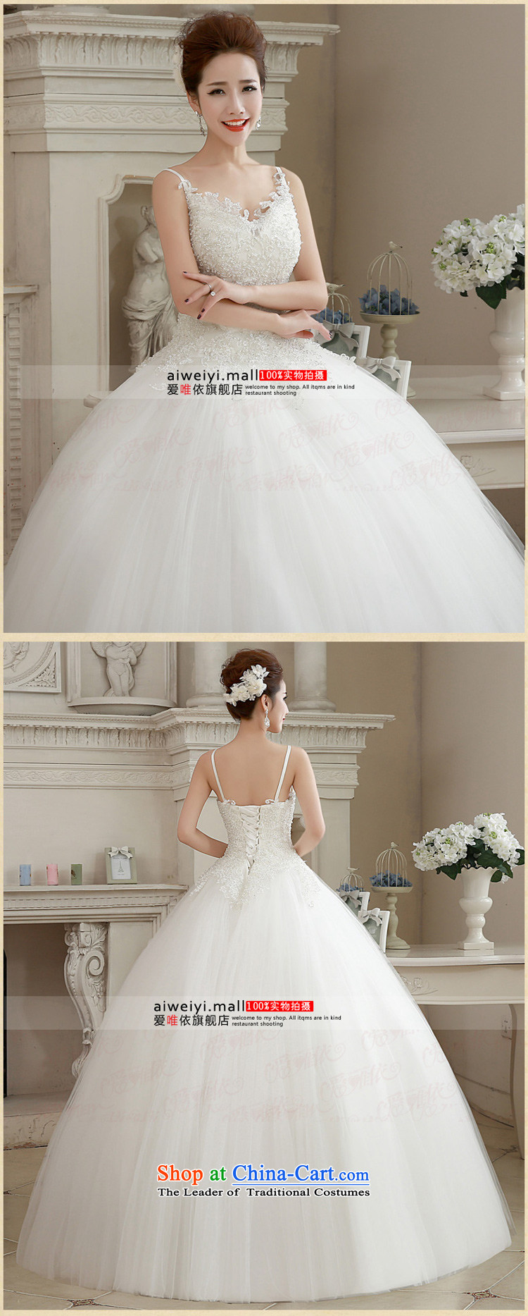  The spring of 2015, the bride honeymoon female Korean new products Pearl wedding shoulders and sexy video thin wedding White M pictures, prices, brand platters! The elections are supplied in the national character of distribution, so action, buy now enjoy more preferential! As soon as possible.