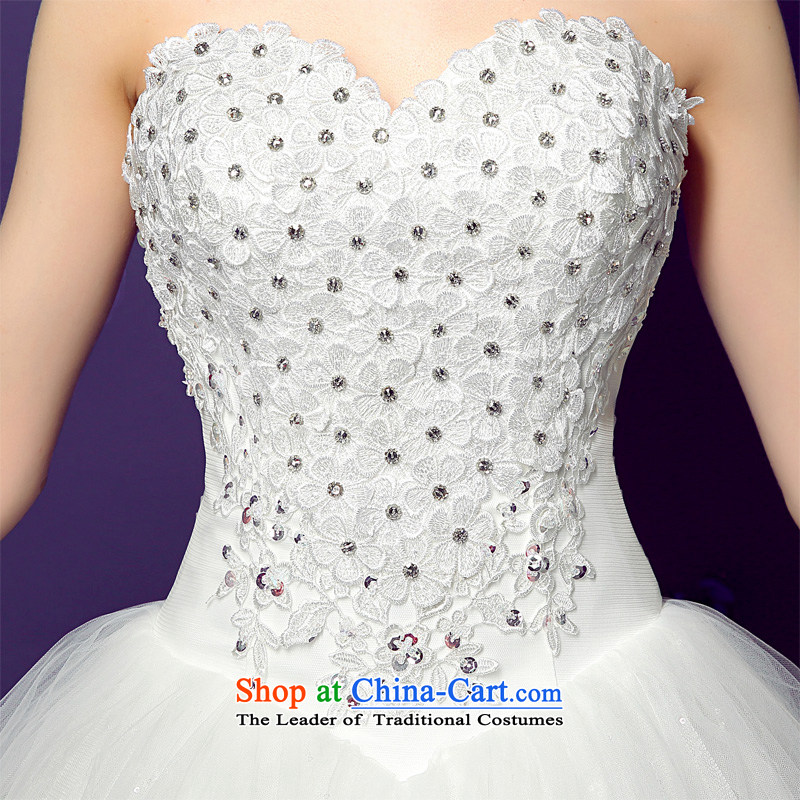   The spring of 2015, the bride honeymoon new products on-chip chest anointed female flowers on diamond-bon bon princess to align the wedding white L, bride honeymoon shopping on the Internet has been pressed.