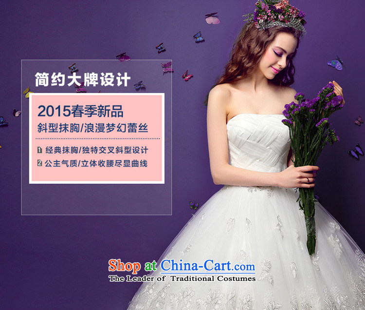  The spring of 2015, the female bride honeymoon video to align the thin Foutune of Princess Korean anointed chest wedding white L picture, prices, brand platters! The elections are supplied in the national character of distribution, so action, buy now enjoy more preferential! As soon as possible.
