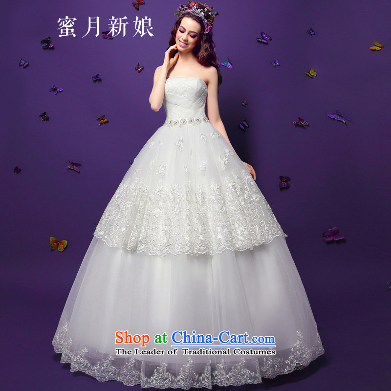 The spring of 2015, the female bride honeymoon video to align the thin Foutune of Princess Korean anointed chest wedding whiteL