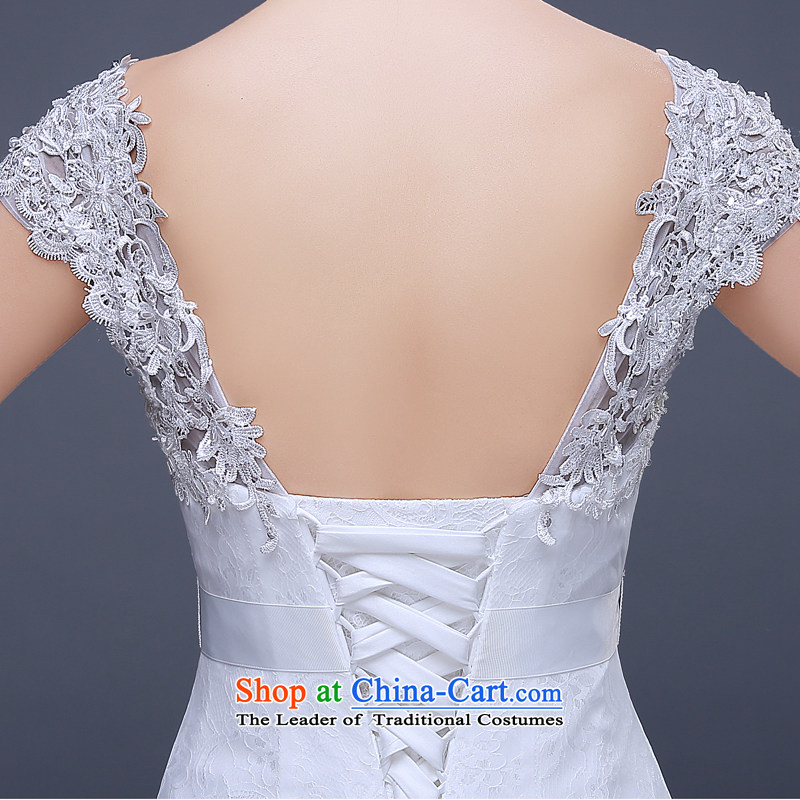 Jie Mia in spring and summer 2015 new wedding dresses crowsfoot bows to marry her dress and married women trailing white wedding M Cheng Kejie mia , , , shopping on the Internet