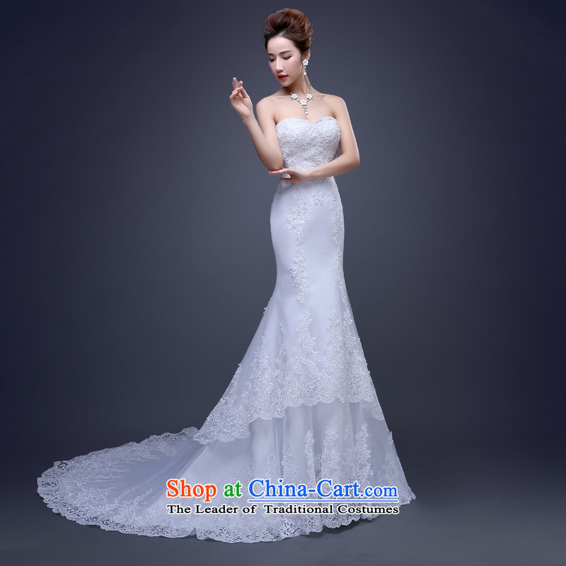 Jie mija new 2015 Spring/Summer wedding dresses to drag trailing white L, Cheng Kejie bride mia , , , shopping on the Internet