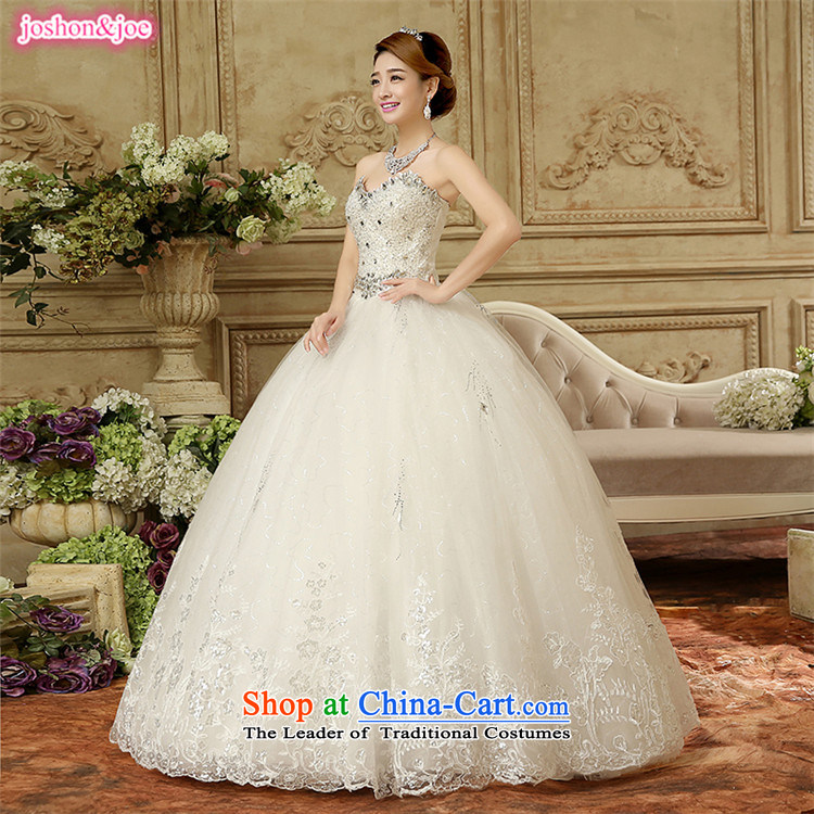 To align the wedding dresses winter) gross shawl Korean grants stylish anointed chest straps Sau San wedding bon bon Princess Royal diamond lace white XL Photo, prices, brand platters! The elections are supplied in the national character of distribution, so action, buy now enjoy more preferential! As soon as possible.