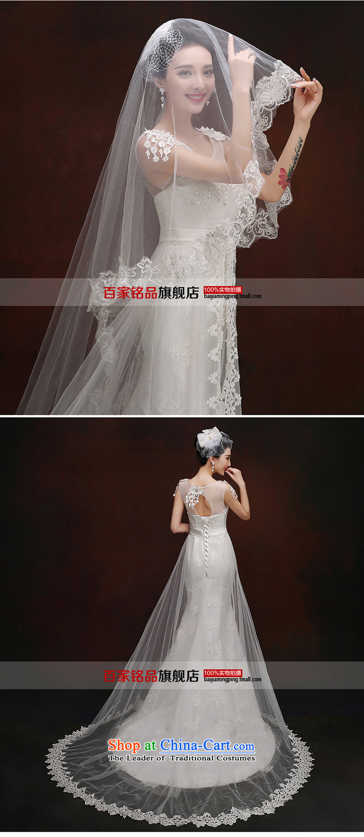 Wedding dress white wedding dresses crowsfoot autumn 2015 new Korean word shoulder anointed chest lace diamond Sau San tail wedding white picture, prices, S brand platters! The elections are supplied in the national character of distribution, so action, buy now enjoy more preferential! As soon as possible.