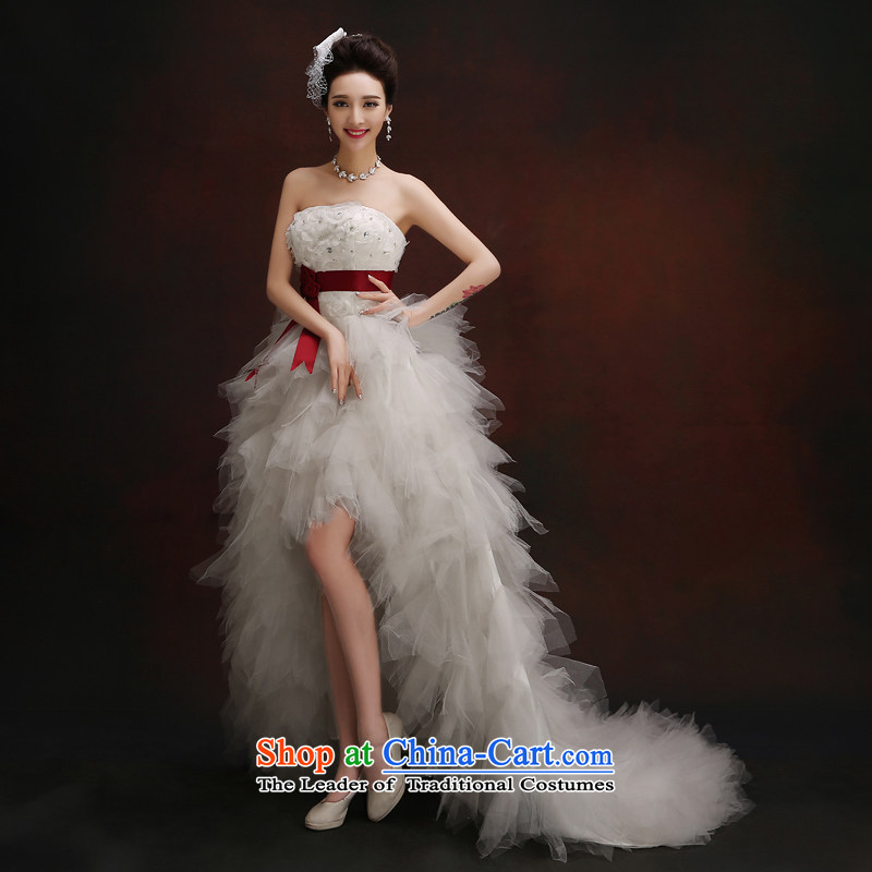 The former long after short autumn 2015 wedding new stylish anointed chest diamond short of Sau San tie tail wedding white XXL, hundreds of products has been pressed. Mr Martin LEE shopping on the Internet