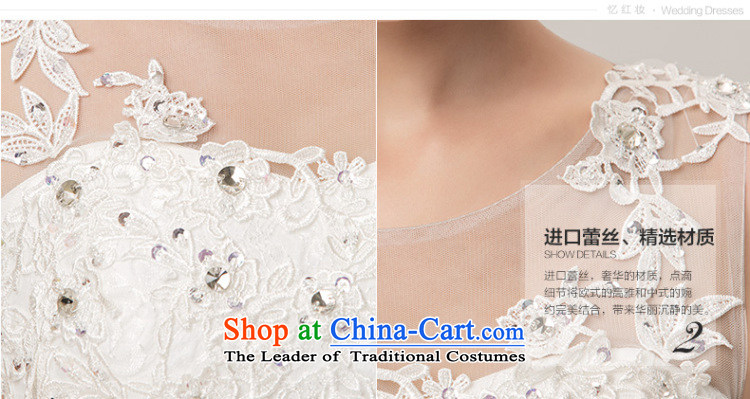 Recalling that the spring and summer of 2015, hates makeup and new wedding dresses Korean word lace shoulder to shoulder small trailing bride wedding H15049 white S picture, prices, brand platters! The elections are supplied in the national character of distribution, so action, buy now enjoy more preferential! As soon as possible.