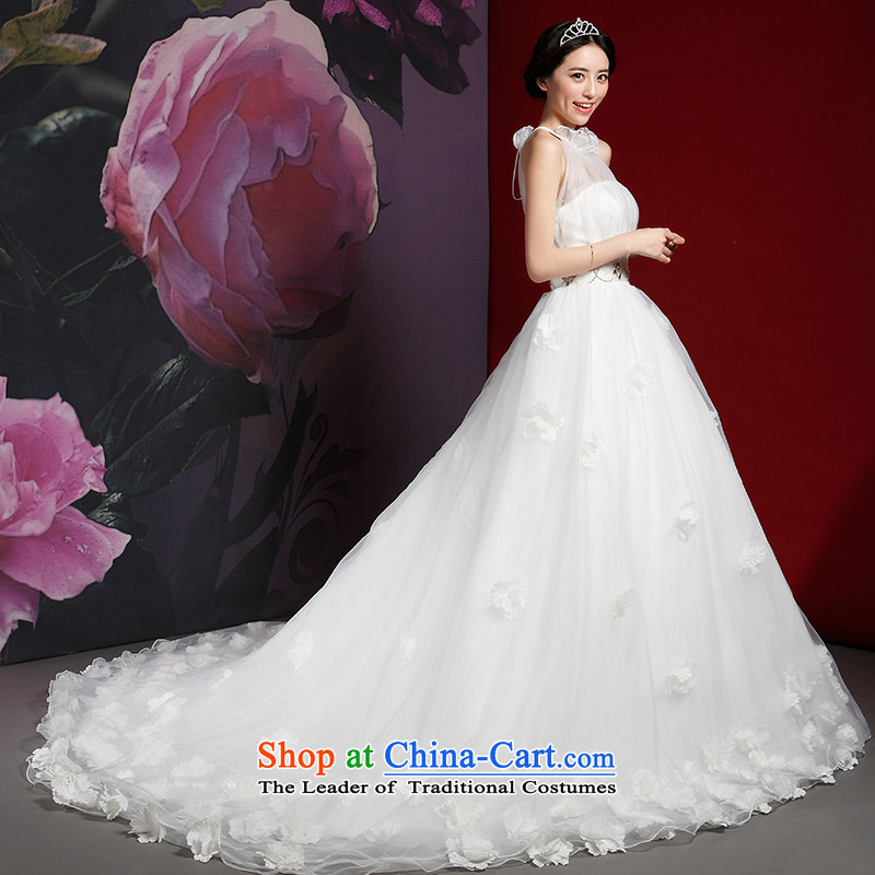 Recalling that hates makeup and wedding tail-type also dress in the spring of 2015, the new bride elegant lace new H14728 White XL, recalling that hates makeup and shopping on the Internet has been pressed.