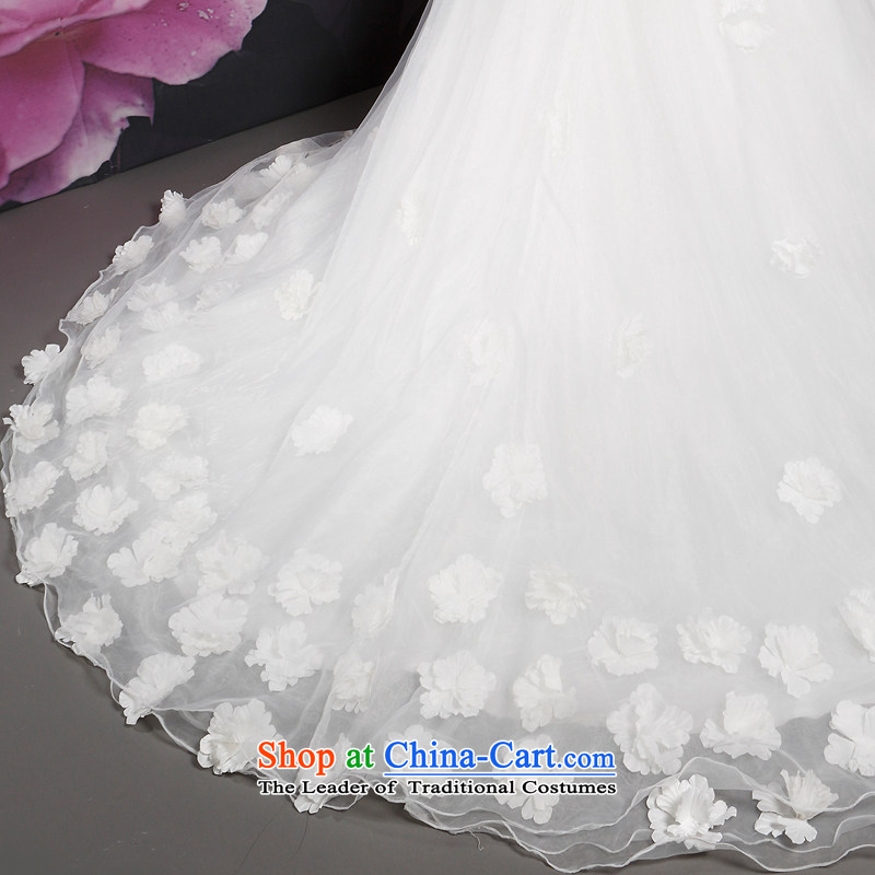 Recalling that hates makeup and wedding tail-type also dress in the spring of 2015, the new bride elegant lace new H14728 White XL, recalling that hates makeup and shopping on the Internet has been pressed.