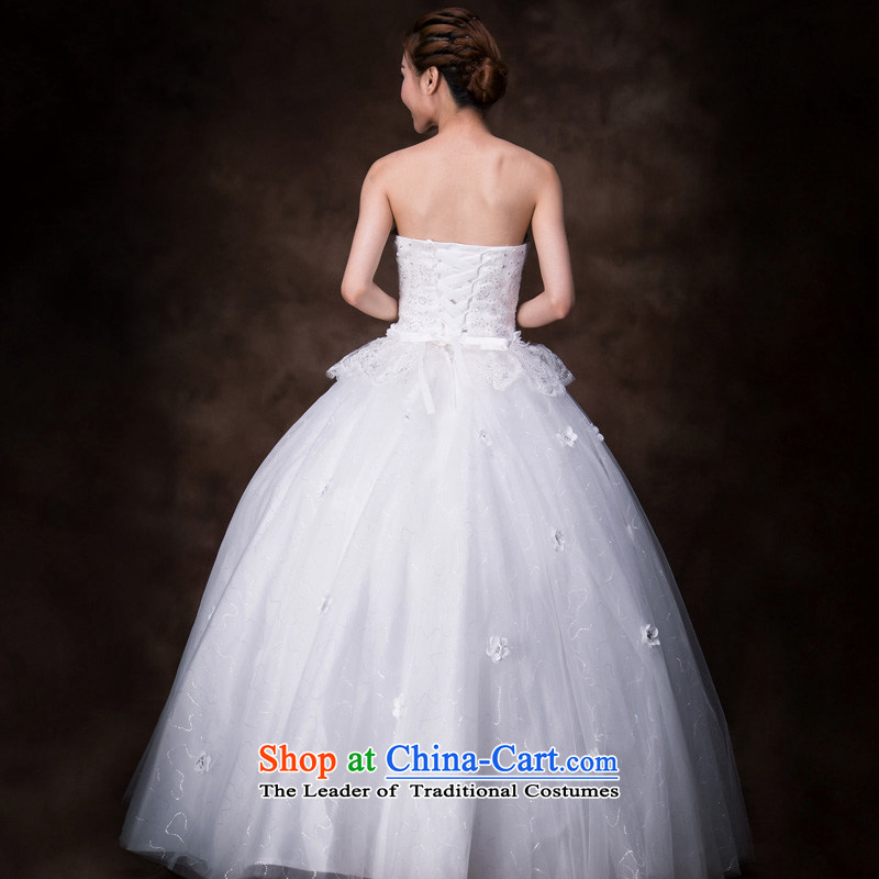 Recalling that the spring and summer of 2015, hates makeup and wipe the new stylish wedding chest Korean anointed chest bon bon skirt minimalist align to wedding H13751 white S, recalling that hates makeup and shopping on the Internet has been pressed.