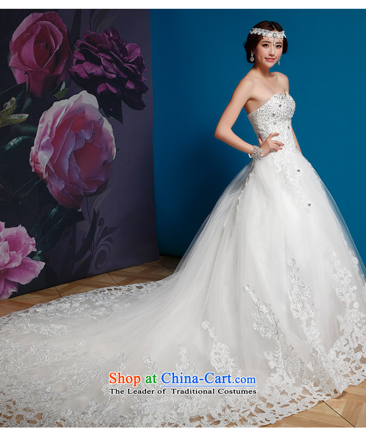 Recalling that hates makeup and wedding dresses new 2015 spring/summer long tail wedding align to lace diamond wedding H13866 wiping the chest white streak XL Photo, prices, brand platters! The elections are supplied in the national character of distribution, so action, buy now enjoy more preferential! As soon as possible.