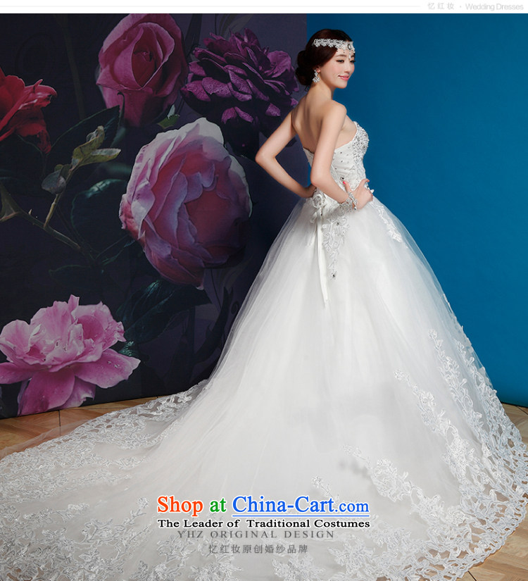 Recalling that hates makeup and wedding dresses new 2015 spring/summer long tail wedding align to lace diamond wedding H13866 wiping the chest white streak XL Photo, prices, brand platters! The elections are supplied in the national character of distribution, so action, buy now enjoy more preferential! As soon as possible.