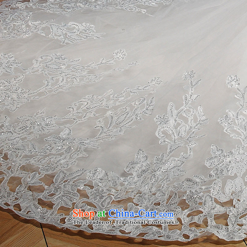 Recalling that hates makeup and wedding dresses new 2015 spring/summer long tail wedding align to lace diamond wedding H13866 wiping the chest white streak XL, recalling that hates makeup and shopping on the Internet has been pressed.