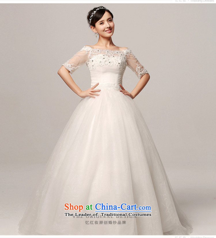 Recalling that hates makeup and wedding dresses 2015 Spring/Summer new bride first field shoulder minimalist lace. Align the cuff to wedding pictures, XL H13776 white price, brand platters! The elections are supplied in the national character of distribution, so action, buy now enjoy more preferential! As soon as possible.