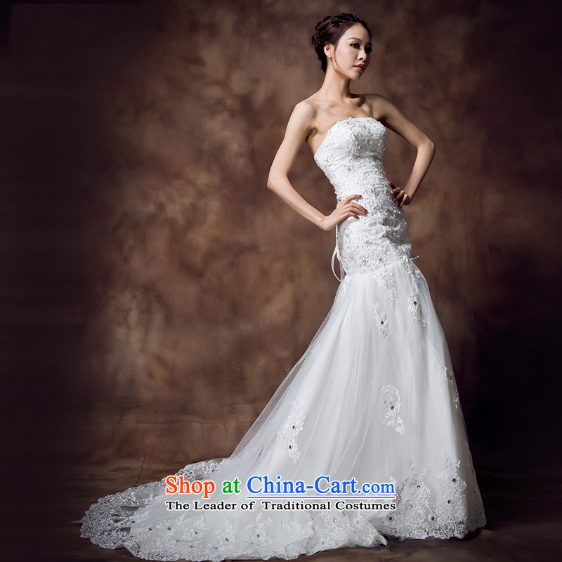 Recalling that hates makeup and stylish Sau San spring and summer photo building themes and chest crowsfoot small trailing wedding dresses 2015 NEW H12132 white hates makeup and recalled that the , , , S, shopping on the Internet