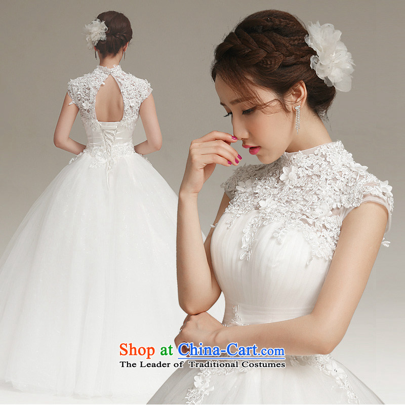 Time the new 2015 Syria of autumn and winter wedding dresses, Korea Edition package word shoulder shoulder white lace diamond Princess Bride to align the wedding dress white S time Syrian shopping on the Internet has been pressed.