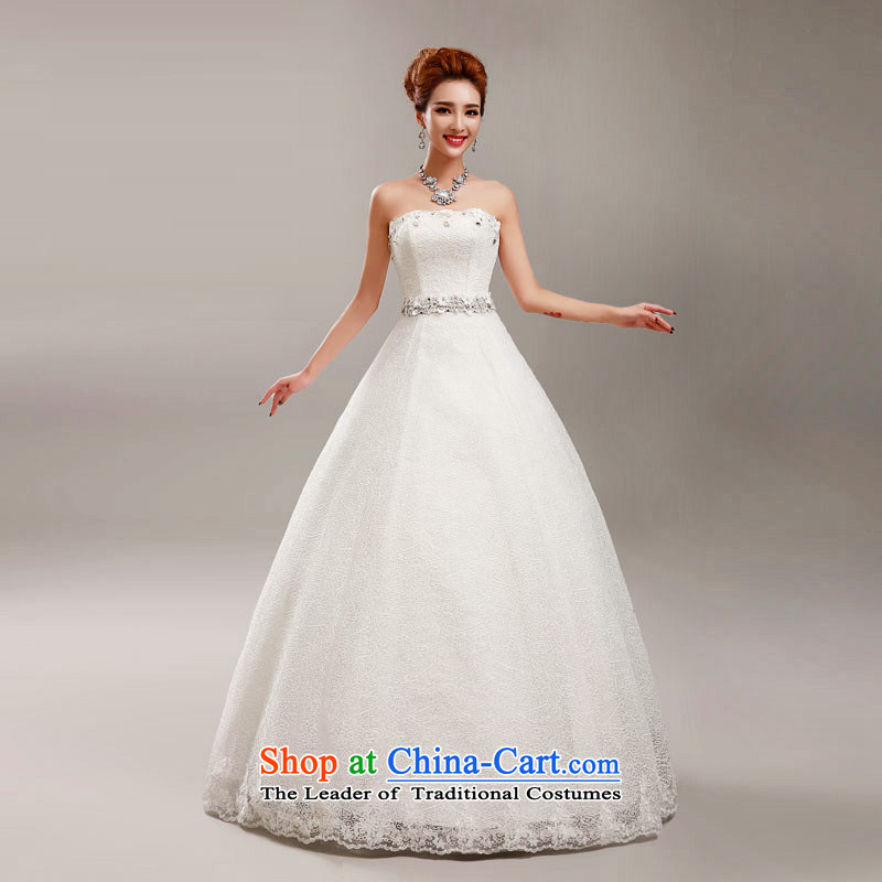Time Syrian wedding dresses new 2015 autumn and winter flower diamond anointed chest Korean skirt AS A Princess Bride straps to align the large White XXL picture, prices, brand platters! The elections are supplied in the national character of distribution, so action, buy now enjoy more preferential! As soon as possible.