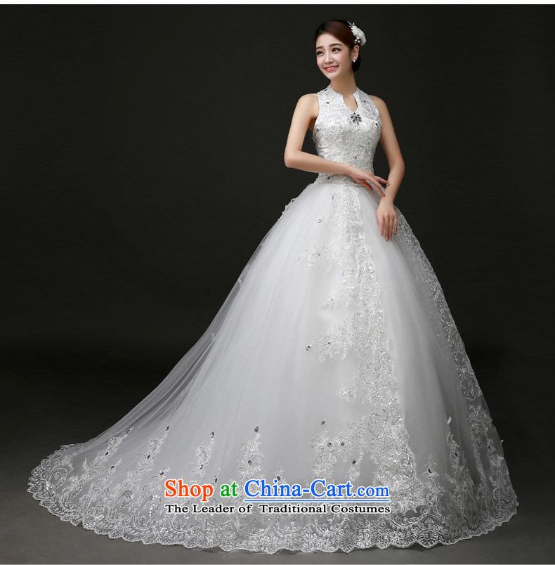 The beautiful yarn-tail also wedding new 2015 irrepressible tail wedding dress video thin stylish Korean Sau San tie factory genuine direct White XL Photo, prices, brand platters! The elections are supplied in the national character of distribution, so action, buy now enjoy more preferential! As soon as possible.
