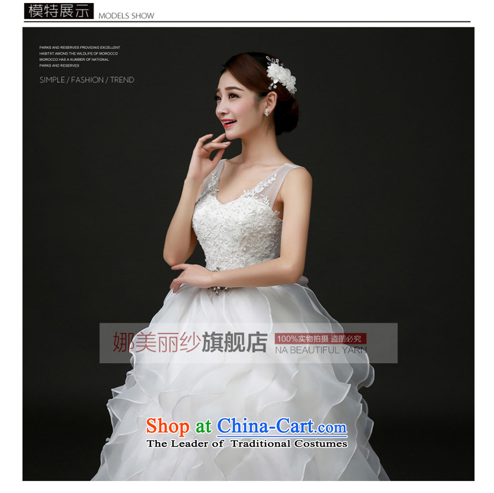 The beauty of the new 2015 shoulders a field shoulder V-Neck small trailing wedding fashion marriages photo building photography minimalist Sau San tie palace wedding white can customize pictures, prices, brand platters! The elections are supplied in the national character of distribution, so action, buy now enjoy more preferential! As soon as possible.