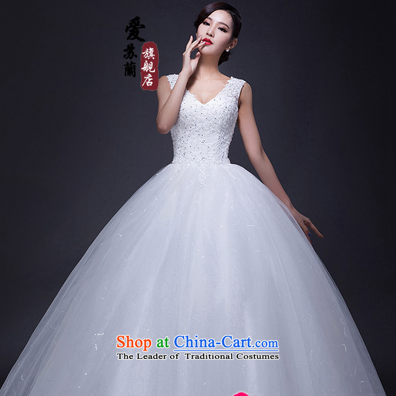 Upscale shoulders bride wedding new popular wedding dresses new upscale, Bridal Suite 2015 new wedding white S