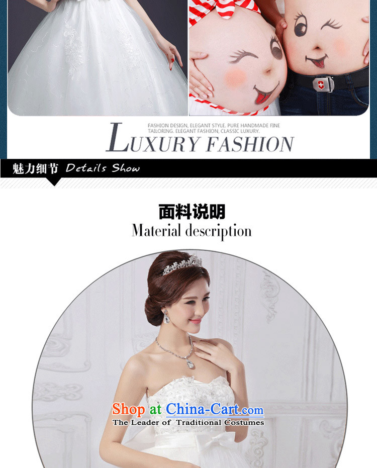 Pregnant women wedding new 2015 winter high waist straps tail large thin and video chest pregnant women tail can be made wedding size as the size of the white do not return do not change the picture, prices, brand platters! The elections are supplied in the national character of distribution, so action, buy now enjoy more preferential! As soon as possible.