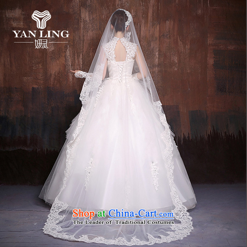 Charlene Choi Ling wedding dresses new stylish Korean brides 2015 Word Back shoulder straps align lace white S, Charlene Choi spirit to , , , shopping on the Internet