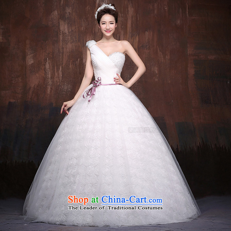Charlene Choi Ling wedding dresses new 2015 lace flowers to align the bride minimalist shoulder wedding winter, weddingS