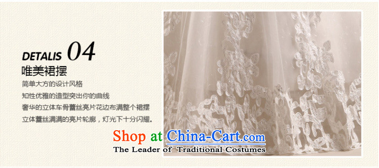 The new 2015 winter wedding dresses lace on chip and chest straps to align the Korean version of the Wedding Dress Photography subject wearing white L picture, prices, brand platters! The elections are supplied in the national character of distribution, so action, buy now enjoy more preferential! As soon as possible.