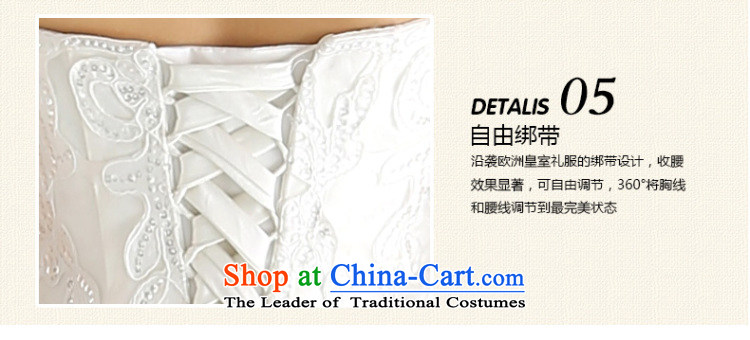 The new 2015 winter wedding dresses lace on chip and chest straps to align the Korean version of the Wedding Dress Photography subject wearing white L picture, prices, brand platters! The elections are supplied in the national character of distribution, so action, buy now enjoy more preferential! As soon as possible.