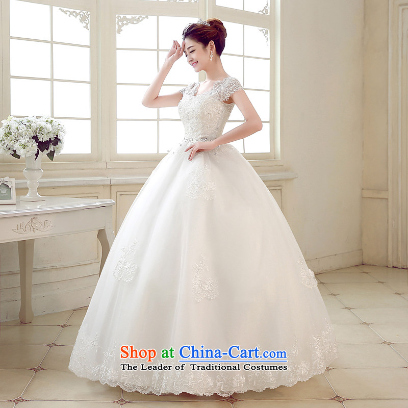 Time Syrian pregnant women high wedding dresses waist new 2015 autumn and winter bride to align the large shoulders thick mm video thin Korea wedding white XXL, time Syrian shopping on the Internet has been pressed.