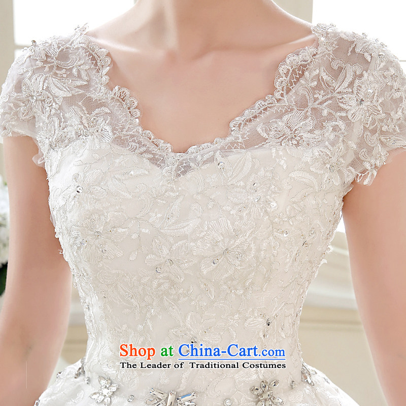 Time Syrian pregnant women high wedding dresses waist new 2015 autumn and winter bride to align the large shoulders thick mm video thin Korea wedding white XXL, time Syrian shopping on the Internet has been pressed.