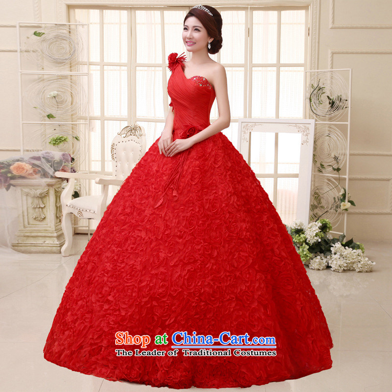 Optimize video 2015 Summer Wedding Dress Korea Red version bride back strap shoulder wedding hs007 S, Optimize Hong shopping on the Internet has been pressed.