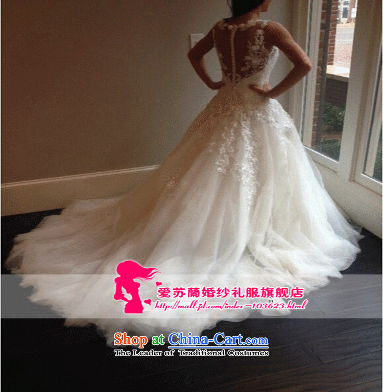 Sexy big terrace back wedding dresses engraving wedding Deluxe Big long tail elegant embroidery export trade wedding White M quality custom picture, prices, brand platters! The elections are supplied in the national character of distribution, so action, buy now enjoy more preferential! As soon as possible.