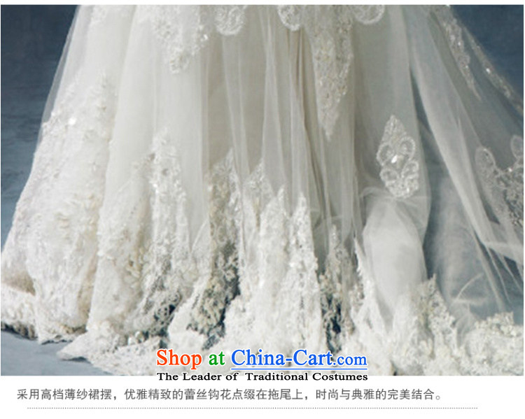 Crowsfoot wedding dresses 2015 new autumn and winter trendy first field shoulder lace Sau San long-sleeved package and Foutune of small trailing white L  straps, pictures, prices, brand platters! The elections are supplied in the national character of distribution, so action, buy now enjoy more preferential! As soon as possible.
