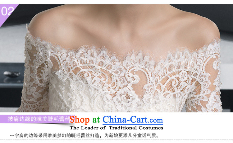 The word anointed chest brides shoulder wedding dress of autumn and winter 2015 new minimalist A field with lace Sau San small trailing wiping the Chest) S picture, prices, brand platters! The elections are supplied in the national character of distribution, so action, buy now enjoy more preferential! As soon as possible.